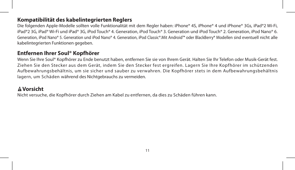 Soul Electronics SL300 User Manual | Page 37 / 183