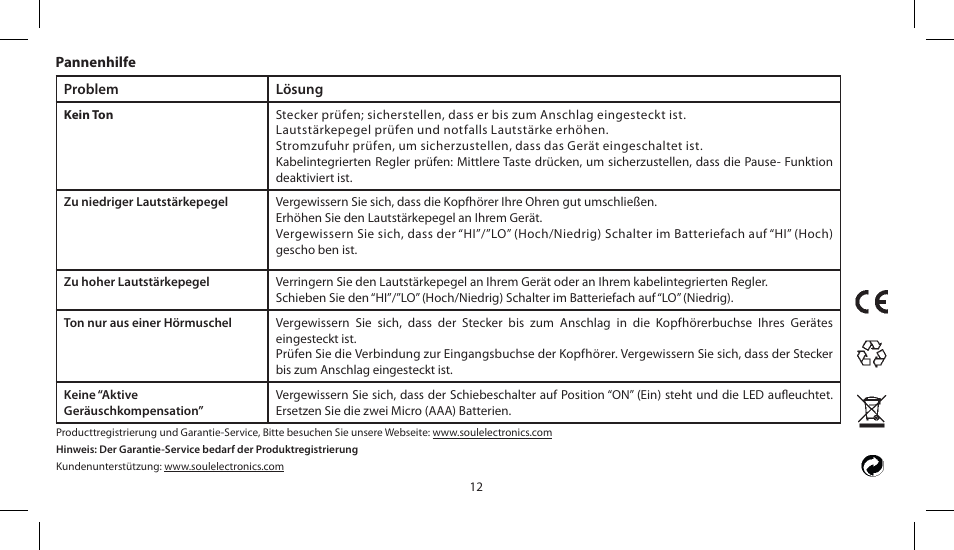 Soul Electronics SL300 User Manual | Page 38 / 183