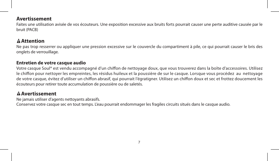 Soul Electronics SL300 User Manual | Page 45 / 183