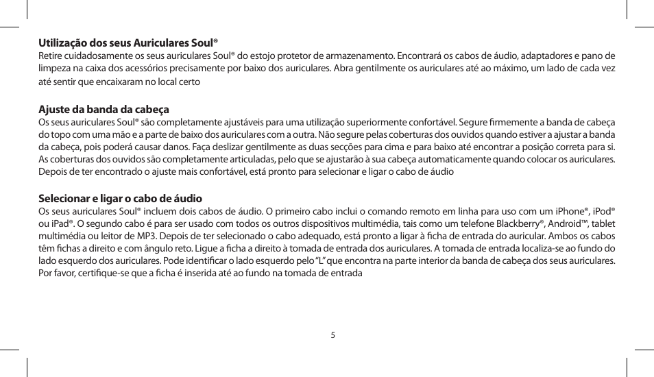 Soul Electronics SL300 User Manual | Page 79 / 183