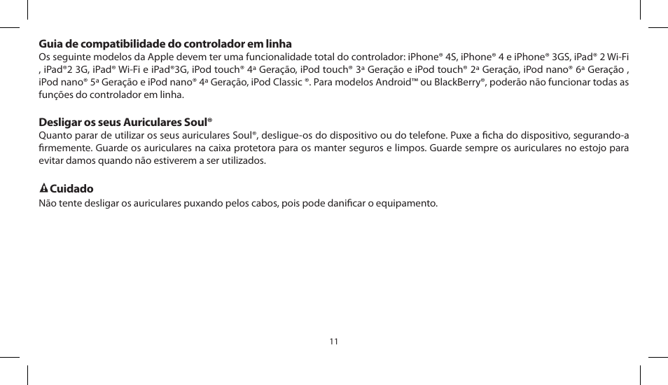 Soul Electronics SL300 User Manual | Page 85 / 183