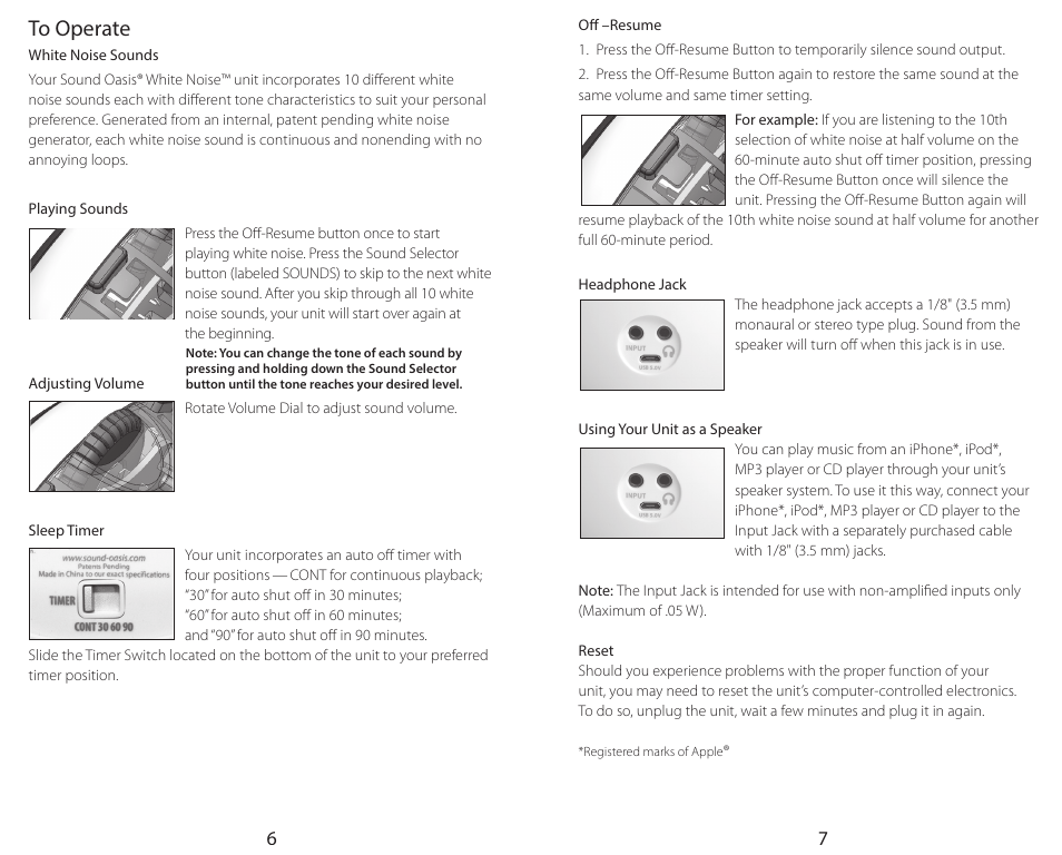 Sound Oasis S-100 User Manual | Page 5 / 6