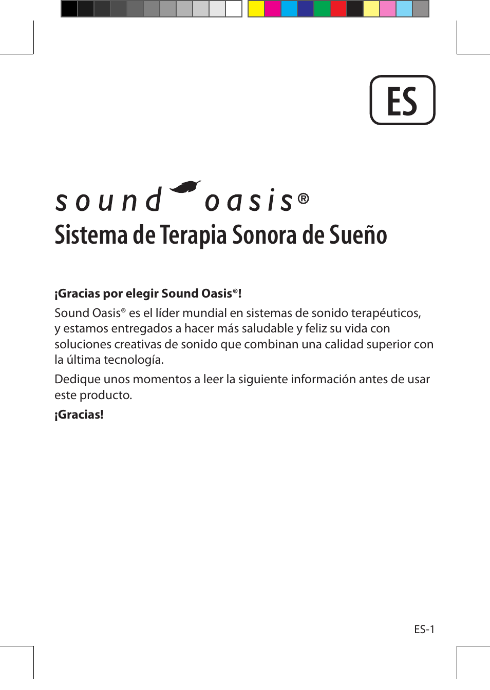 Sistema de terapia sonora de sueño | Sound Oasis S-550-05 User Manual | Page 22 / 32