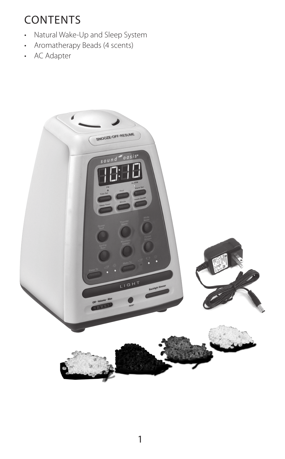 Sound Oasis BLS-100SO User Manual | Page 2 / 20