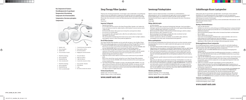 Sound Oasis SP-101 User Manual | Page 2 / 2
