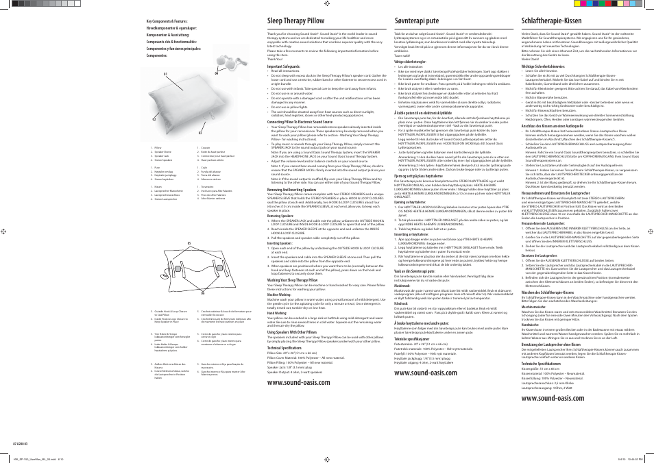 Sound Oasis SP-151 User Manual | Page 2 / 2