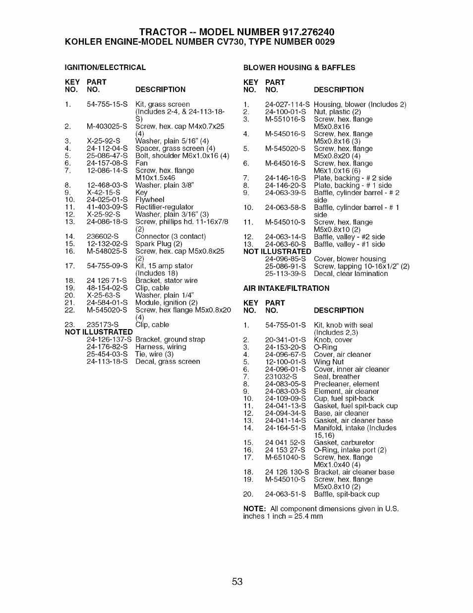 Craftsman 917.276240 User Manual | Page 53 / 60