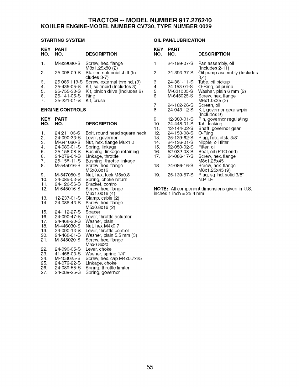 Craftsman 917.276240 User Manual | Page 55 / 60