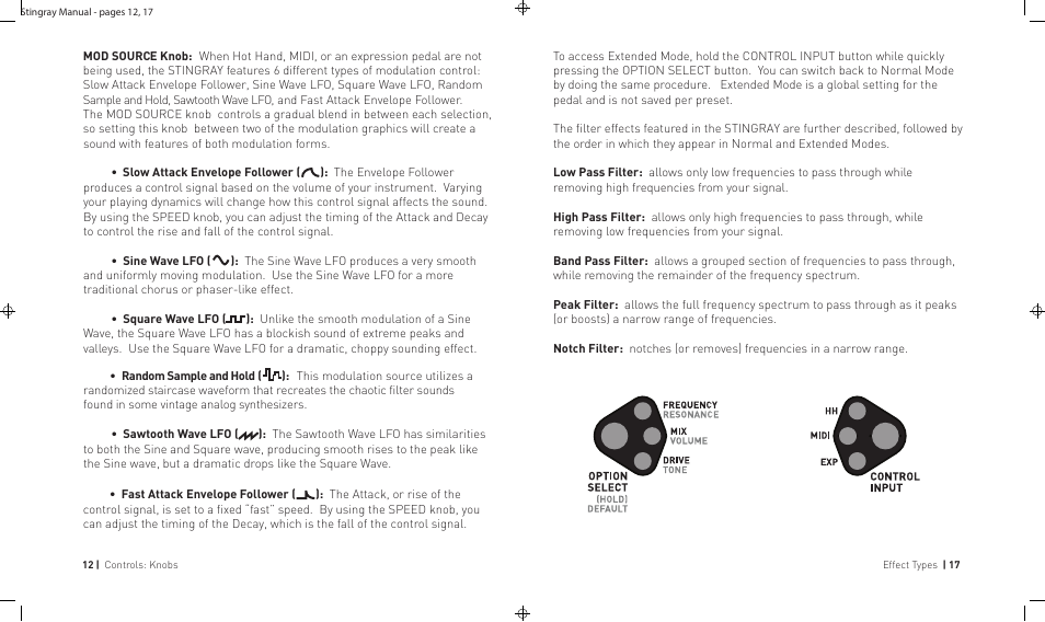 Pg 12 of 14 | Source Audio Soundblox 2 Stingray Multi-Filter User Manual | Page 12 / 28