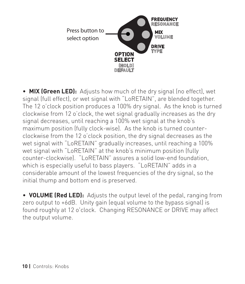 Manta pg10 | Source Audio Soundblox 2 Manta Bass Filter User Manual | Page 10 / 28