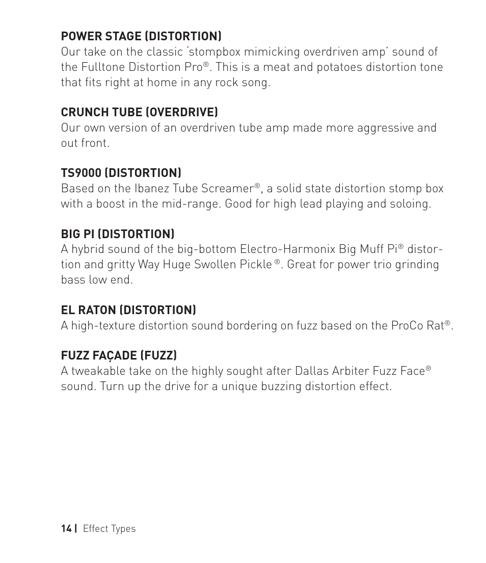 Source Audio Soundblox 2 OFD Bass microModeler User Manual | Page 14 / 24