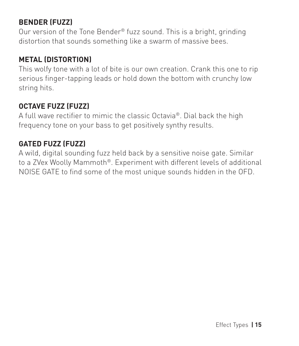 Source Audio Soundblox 2 OFD Bass microModeler User Manual | Page 15 / 24