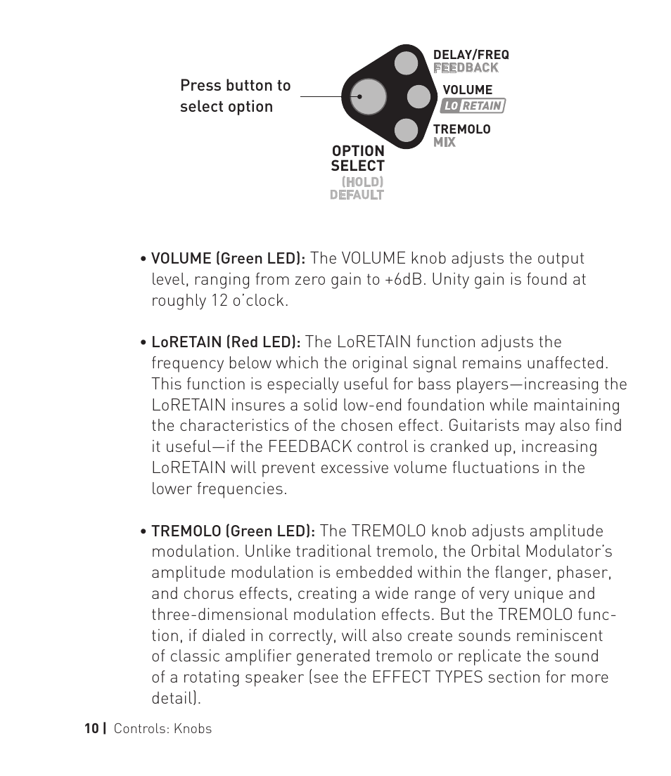 Source Audio Soundlbox 2 Orbital Modulator User Manual | Page 11 / 28