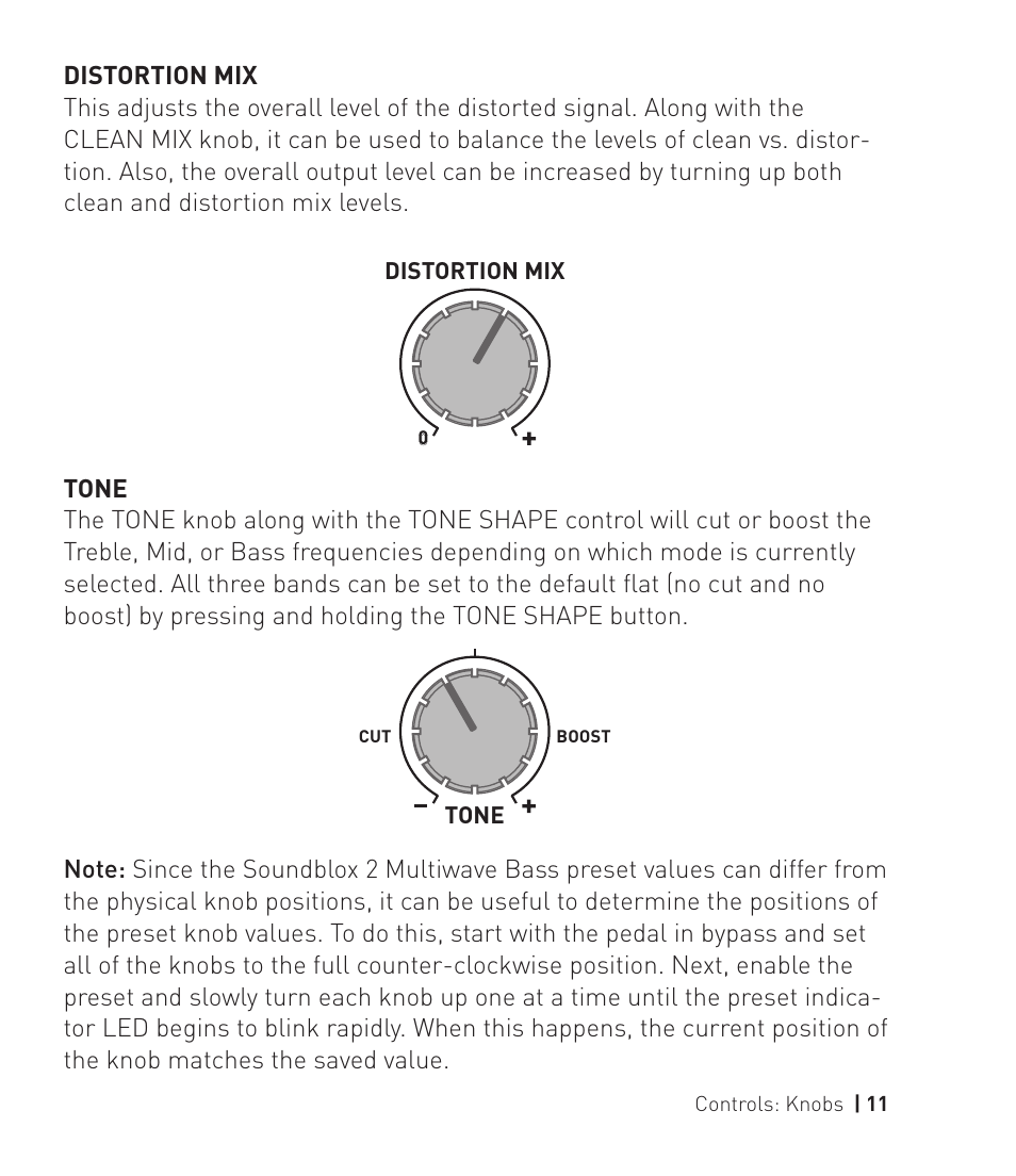 Source Audio Soundblox 2 Multiwave Bass Distortion User Manual | Page 11 / 24