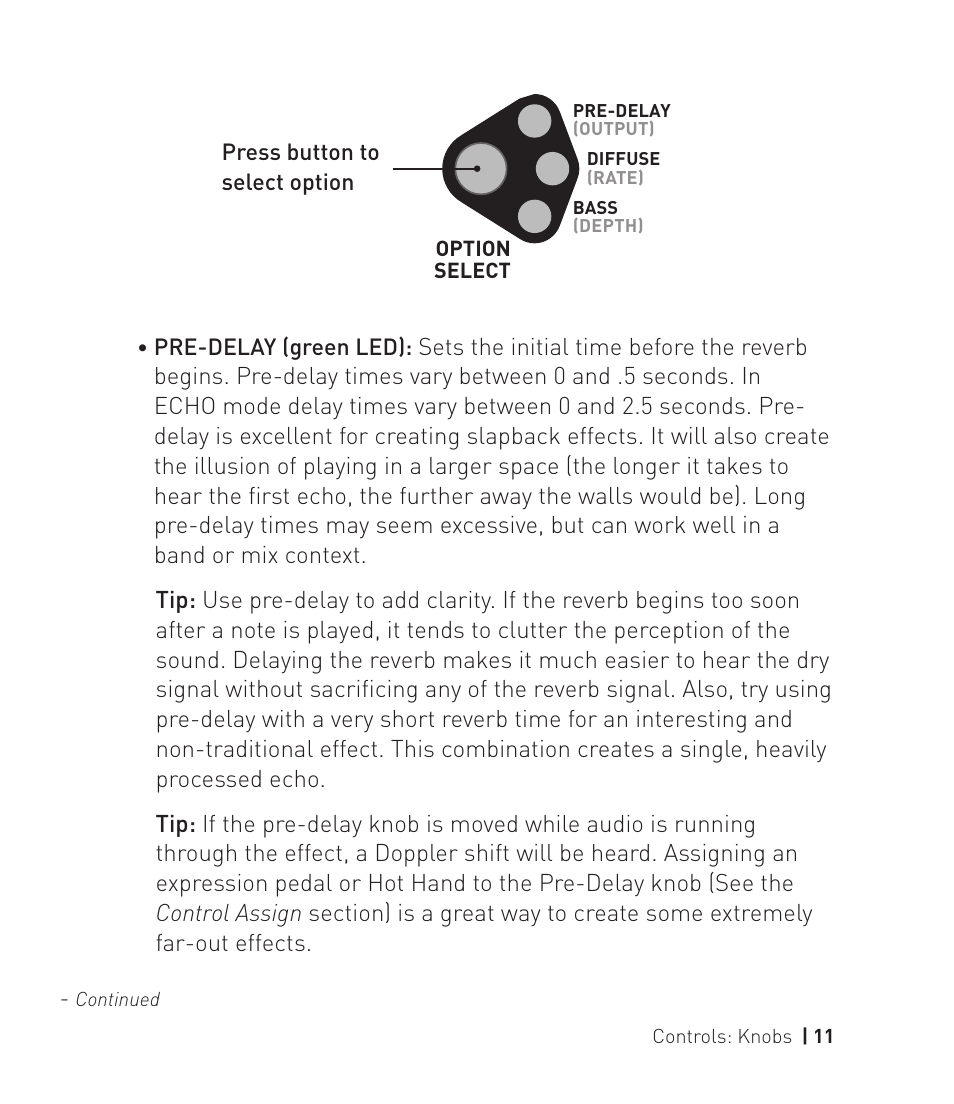 Source Audio Soundblox 2 Dimension Reverb User Manual | Page 11 / 28