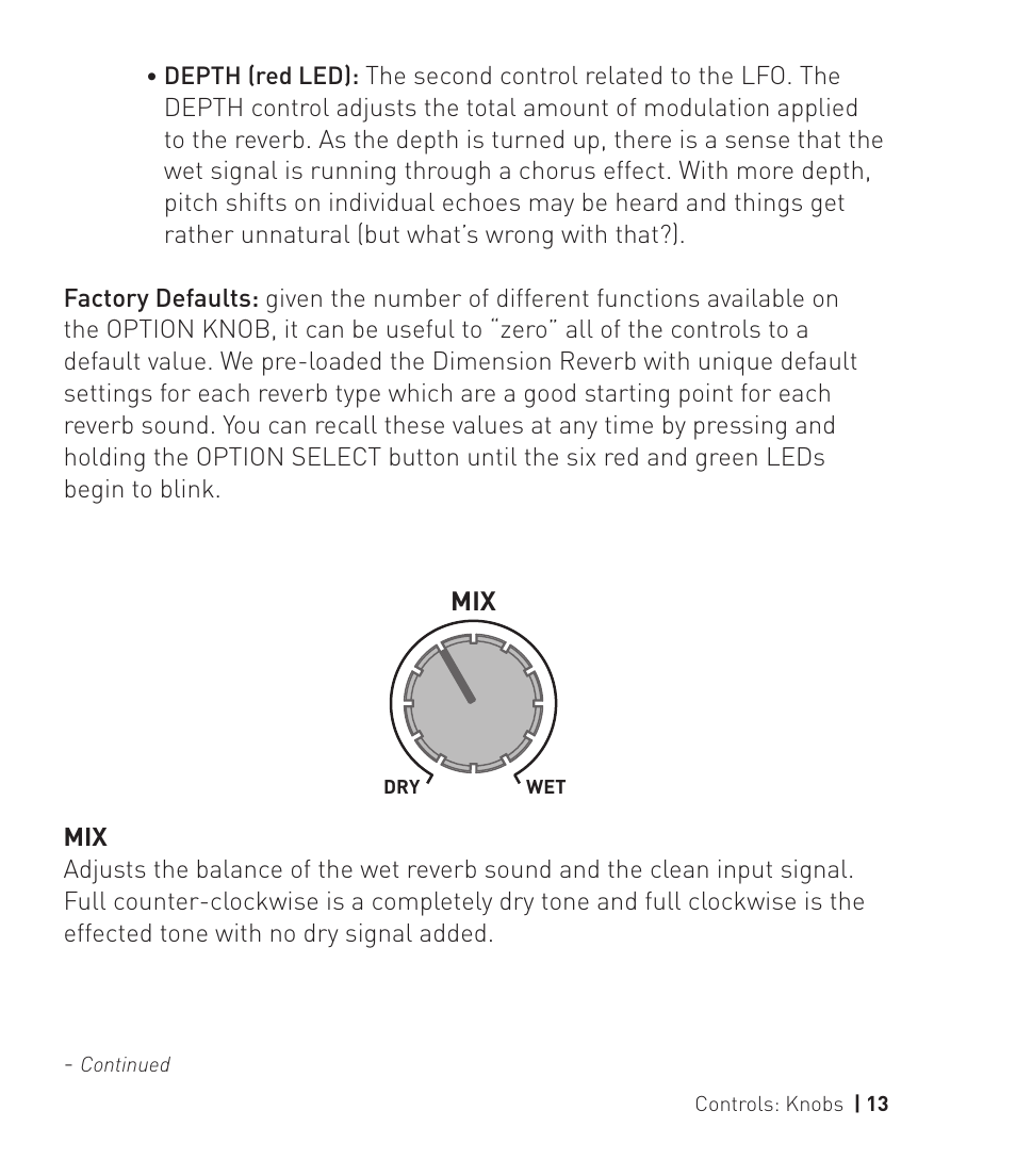 Source Audio Soundblox 2 Dimension Reverb User Manual | Page 13 / 28