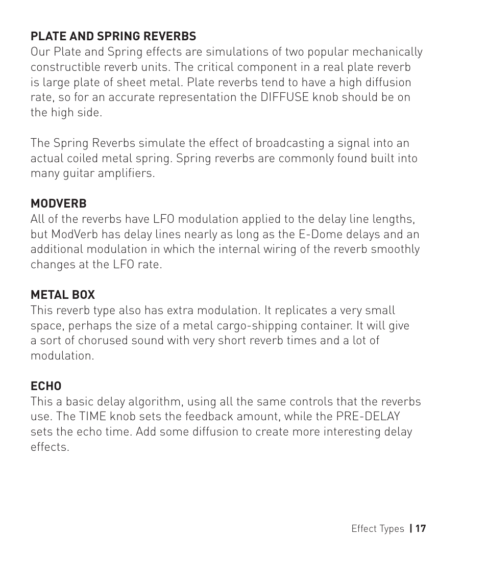 Source Audio Soundblox 2 Dimension Reverb User Manual | Page 17 / 28