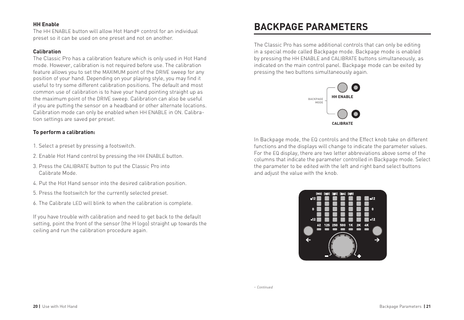 Backpage parameters | Source Audio Soundblox Pro Classic Distortion Pro User Manual | Page 11 / 13
