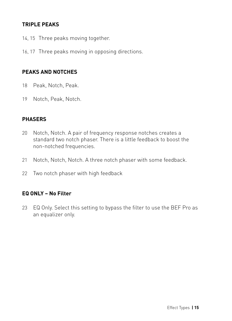 Source Audio Soundblox Pro Bass Envelope Filter User Manual | Page 15 / 28