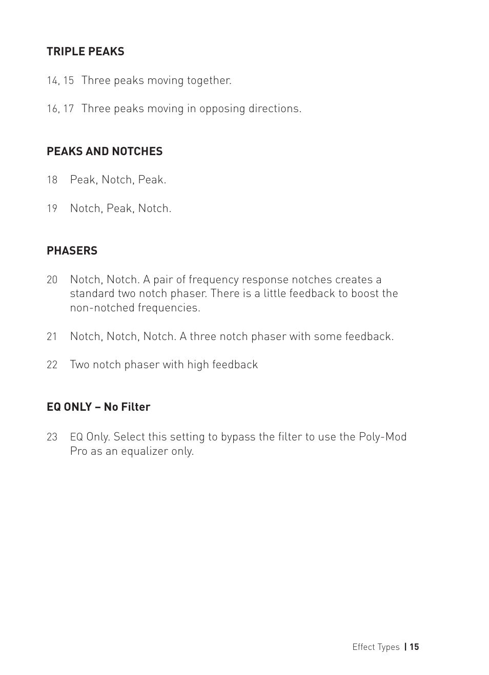 Source Audio Soundblox Pro Poly-Mod Filter User Manual | Page 15 / 28