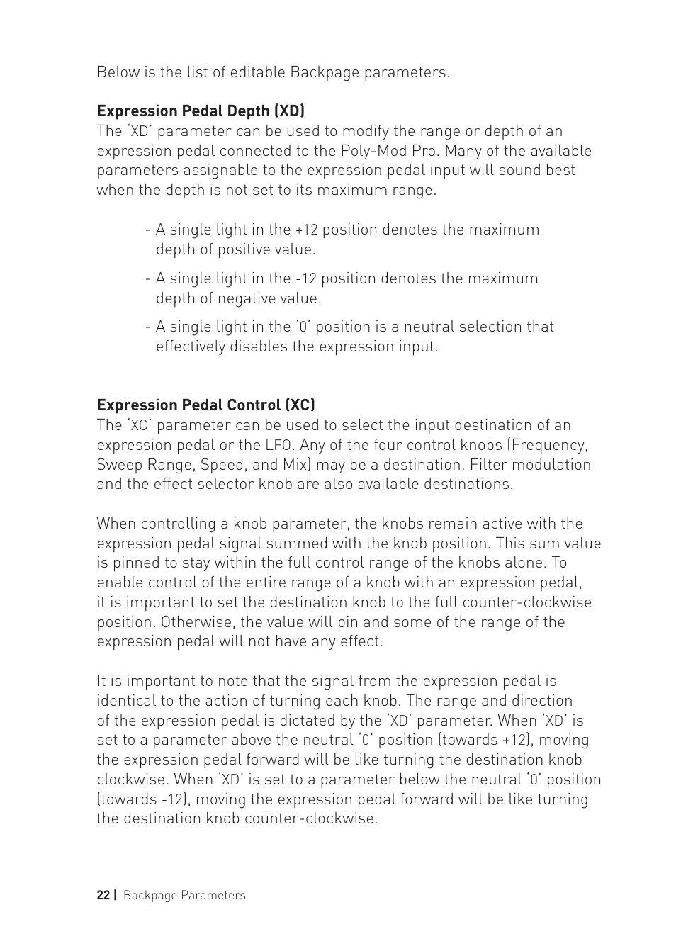 Source Audio Soundblox Pro Poly-Mod Filter User Manual | Page 22 / 28
