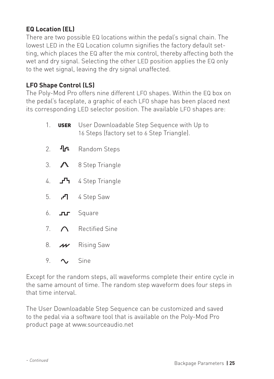 Source Audio Soundblox Pro Poly-Mod Filter User Manual | Page 25 / 28