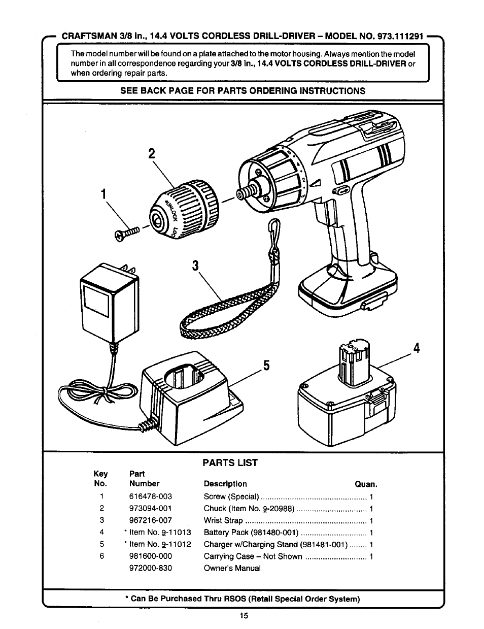 Craftsman 973.111291 User Manual | Page 15 / 16