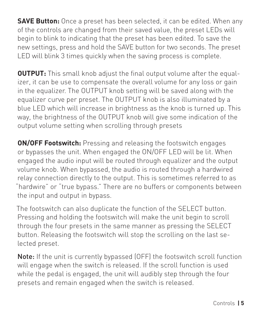 Source Audio Toolblox Programmable EQ User Manual | Page 5 / 12