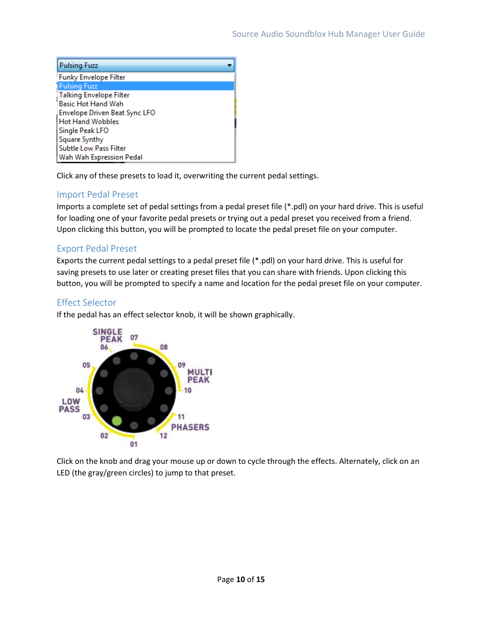 Source Audio Soundblox Hub Manager User Manual | Page 10 / 15