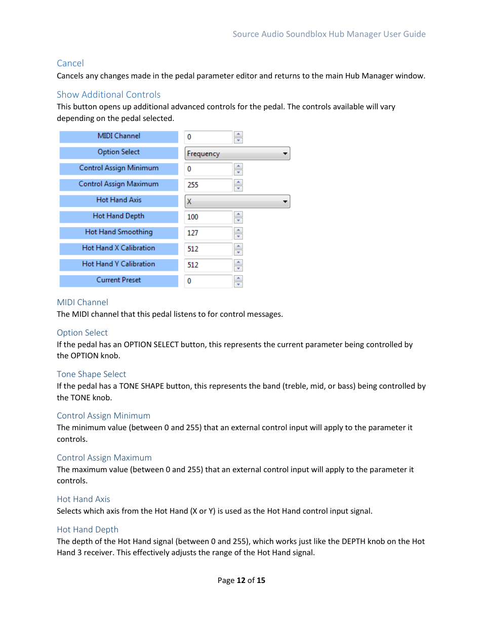 Source Audio Soundblox Hub Manager User Manual | Page 12 / 15