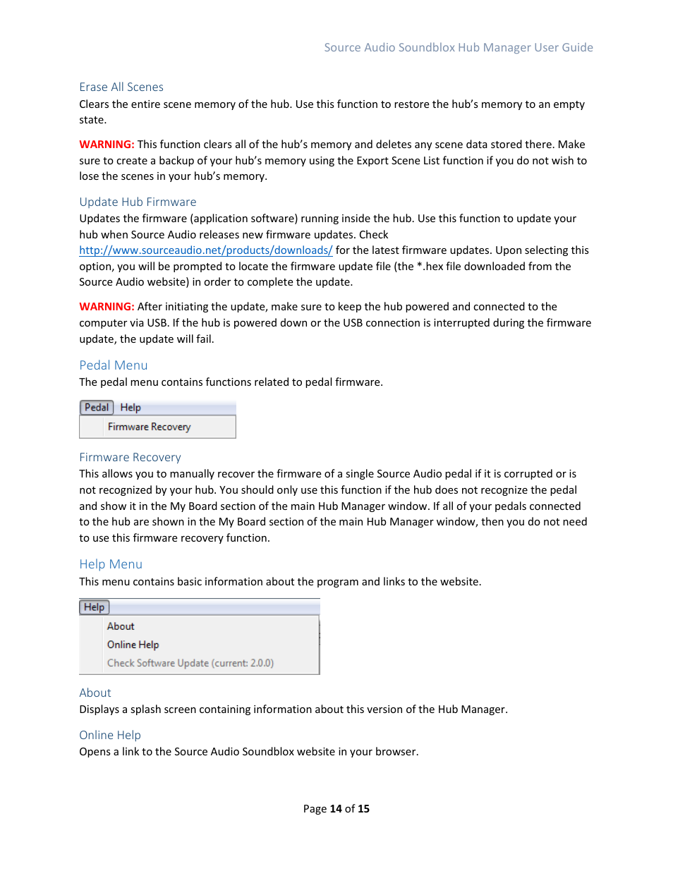 Source Audio Soundblox Hub Manager User Manual | Page 14 / 15