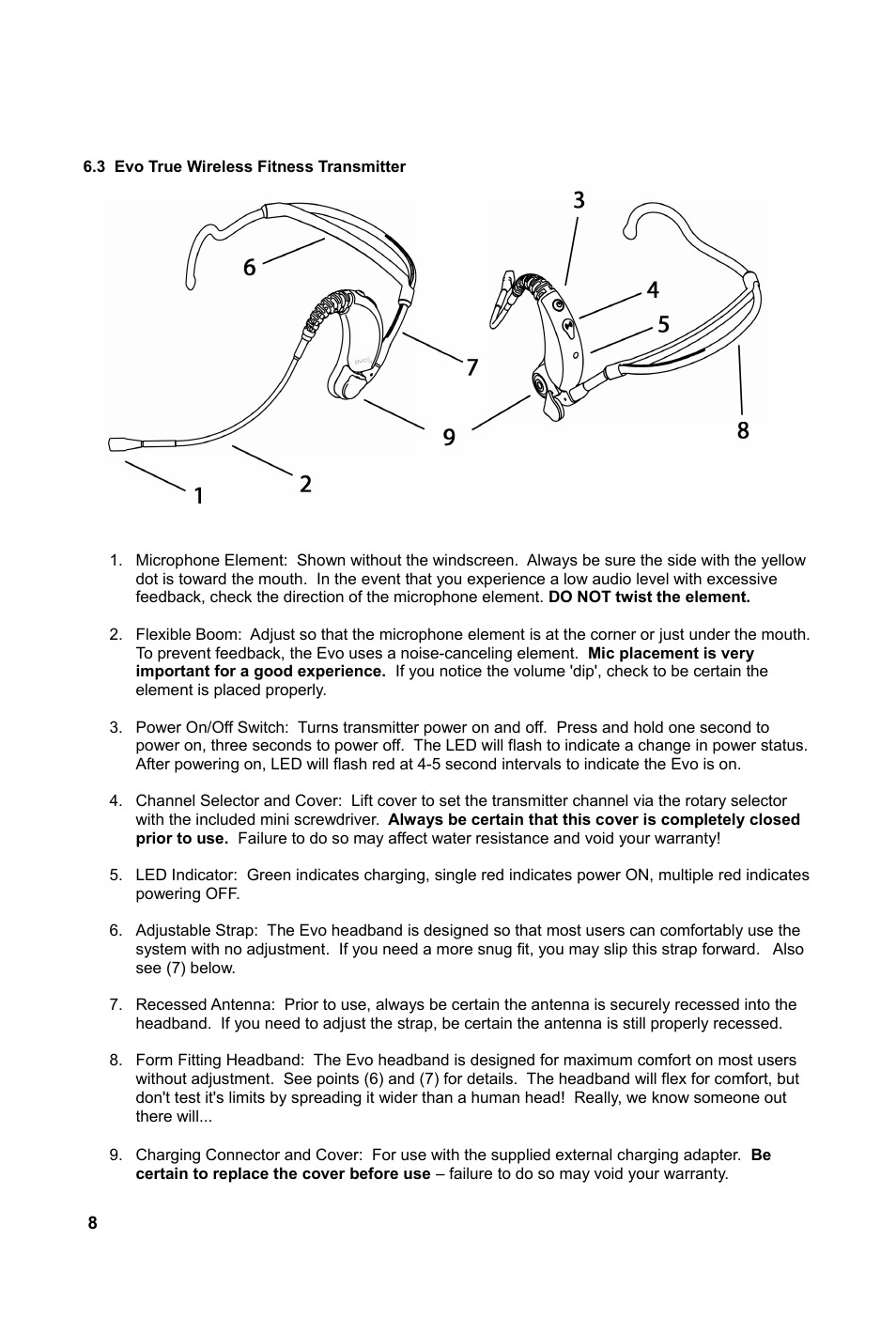 Special Projects Audio Evo User Manual | Page 10 / 18