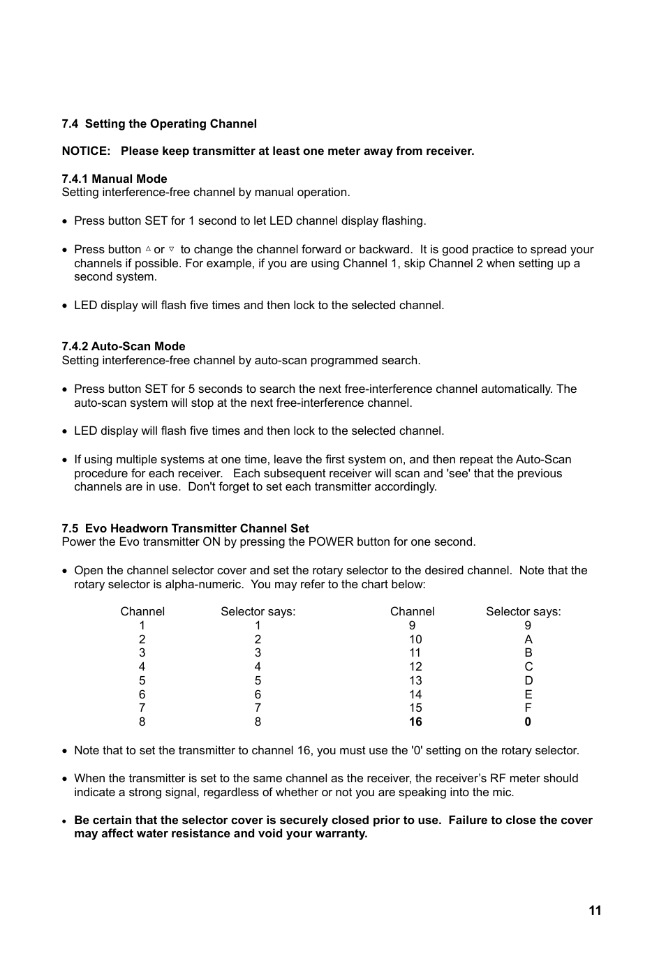 Special Projects Audio Evo User Manual | Page 13 / 18