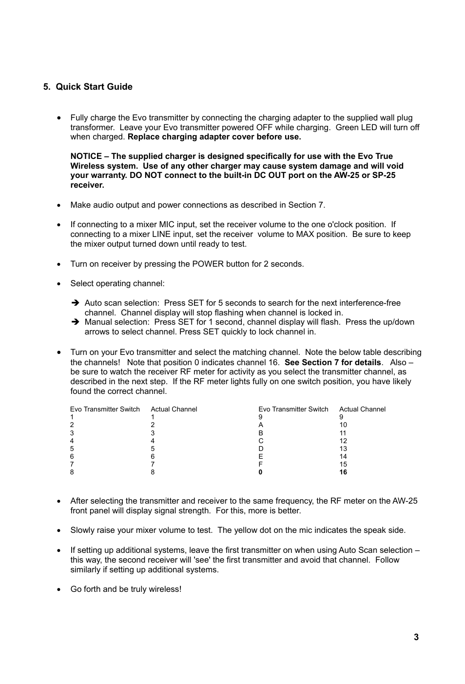 Special Projects Audio Evo User Manual | Page 5 / 18