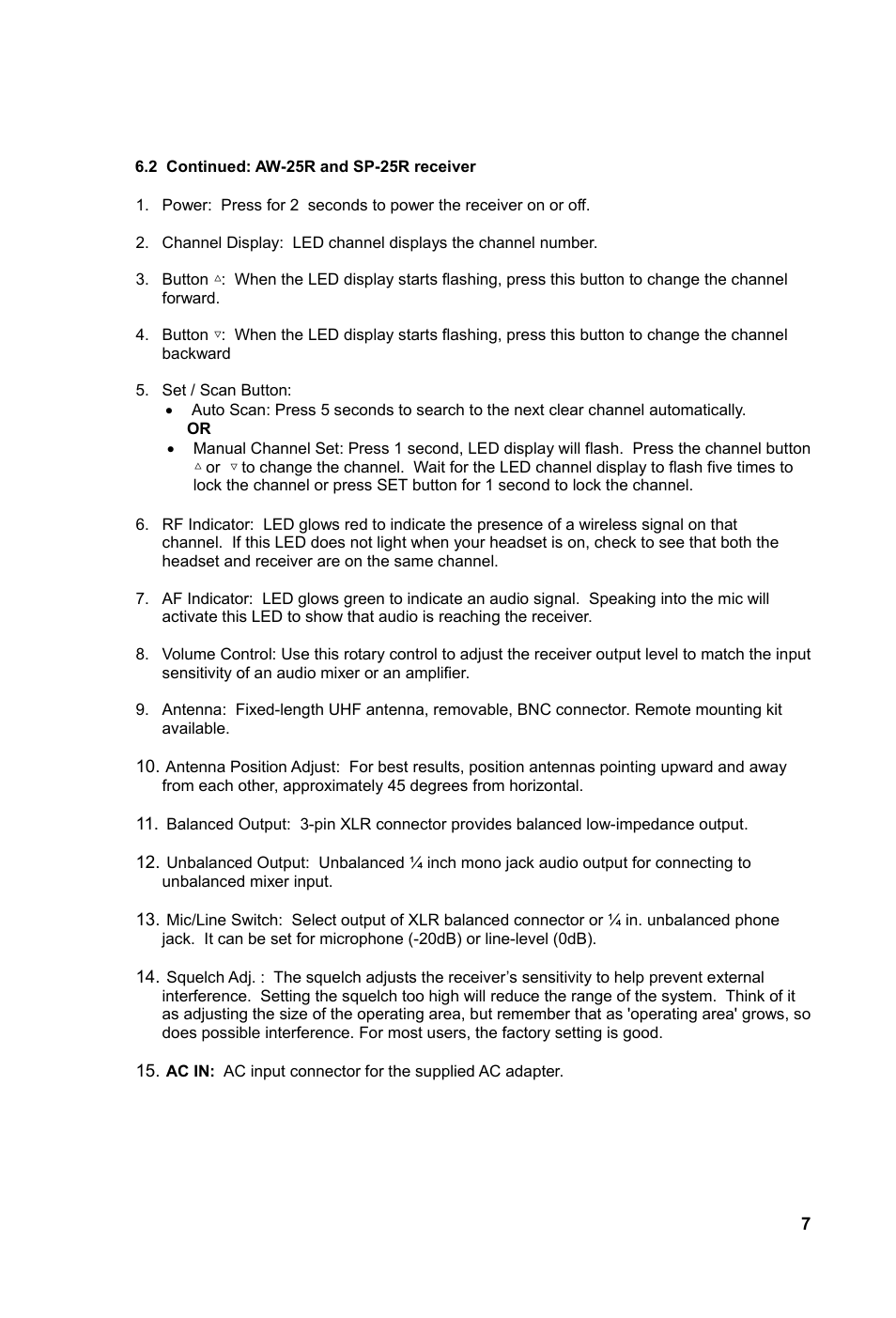 Special Projects Audio Evo User Manual | Page 9 / 18