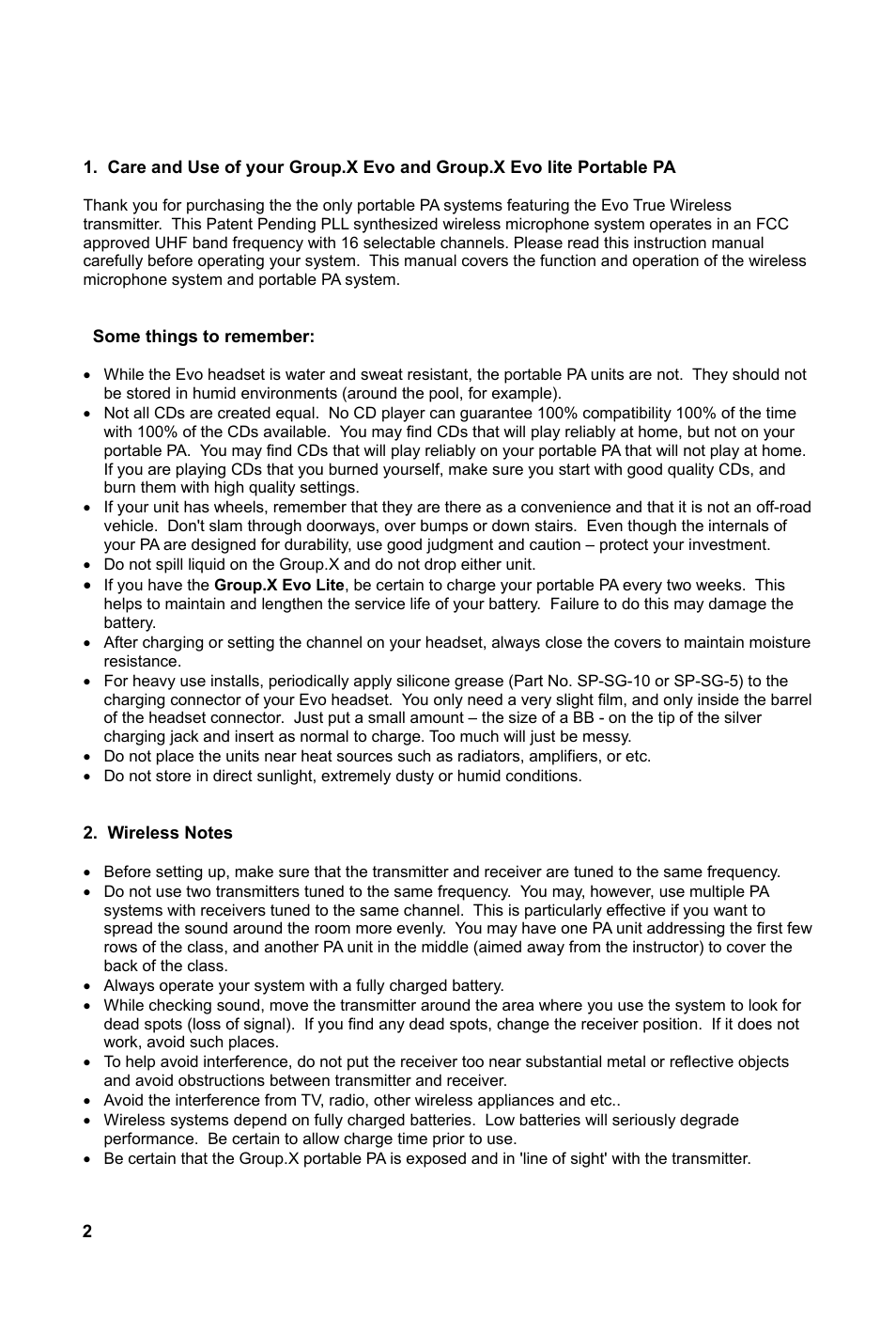 Special Projects Audio GXE lite User Manual | Page 4 / 20