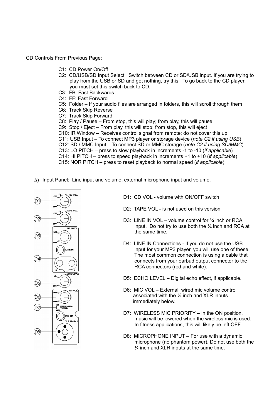 Special Projects Audio GXE lite User Manual | Page 8 / 20