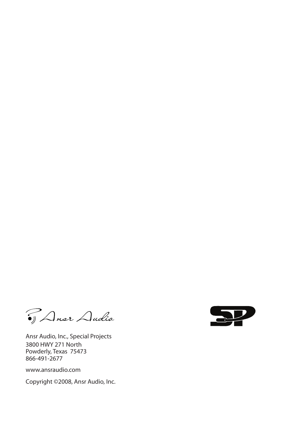 Special Projects Audio Group.X AQUA User Manual | Page 14 / 14
