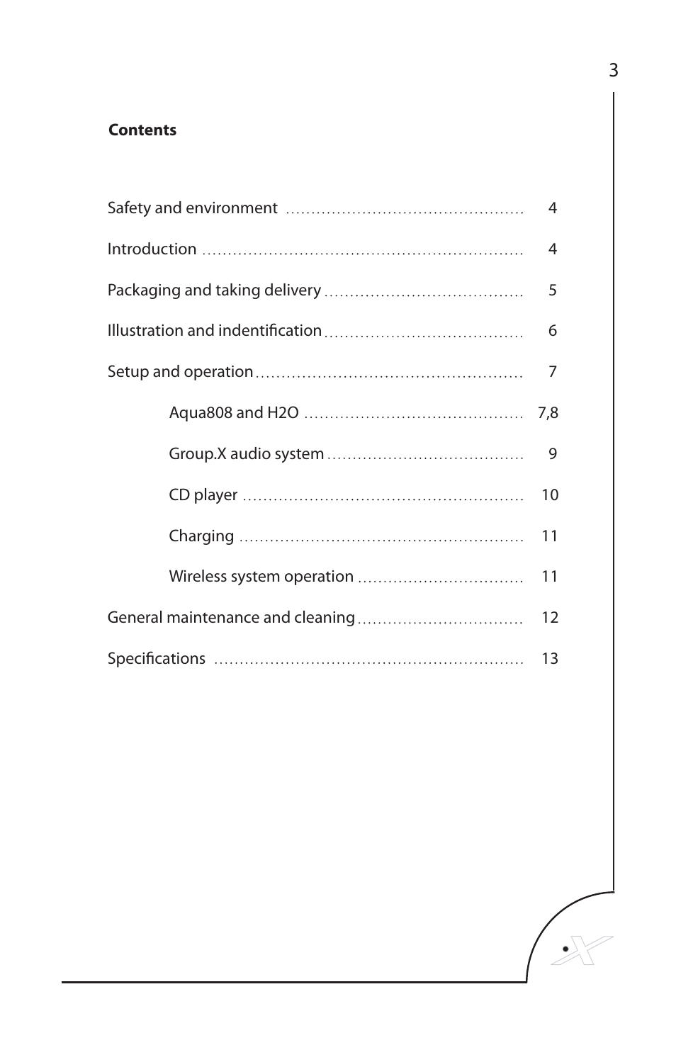 Special Projects Audio Group.X AQUA User Manual | Page 3 / 14