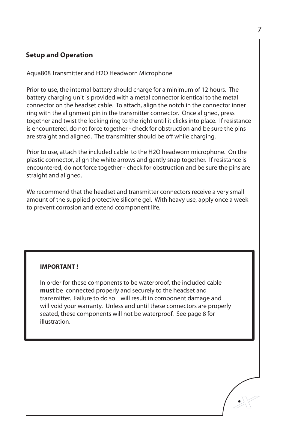 Special Projects Audio Group.X AQUA User Manual | Page 7 / 14