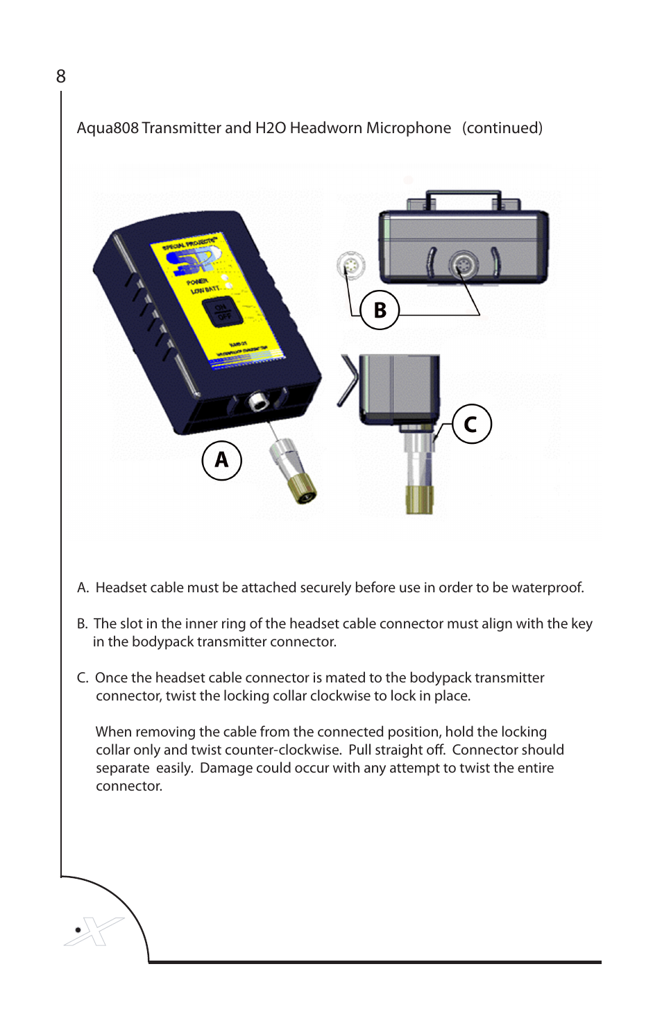 Special Projects Audio Group.X AQUA User Manual | Page 8 / 14
