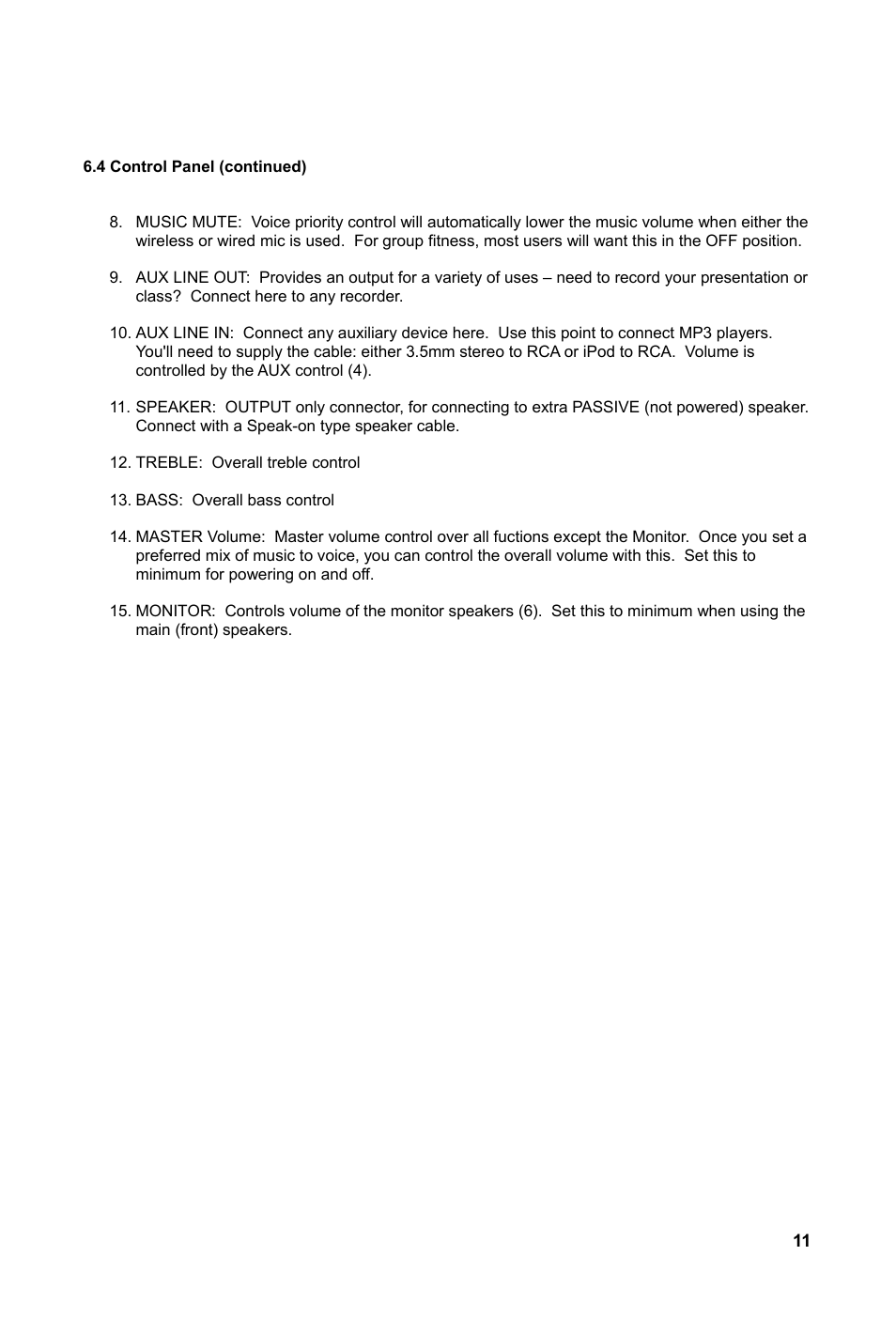 Special Projects Audio MONSTER User Manual | Page 13 / 20