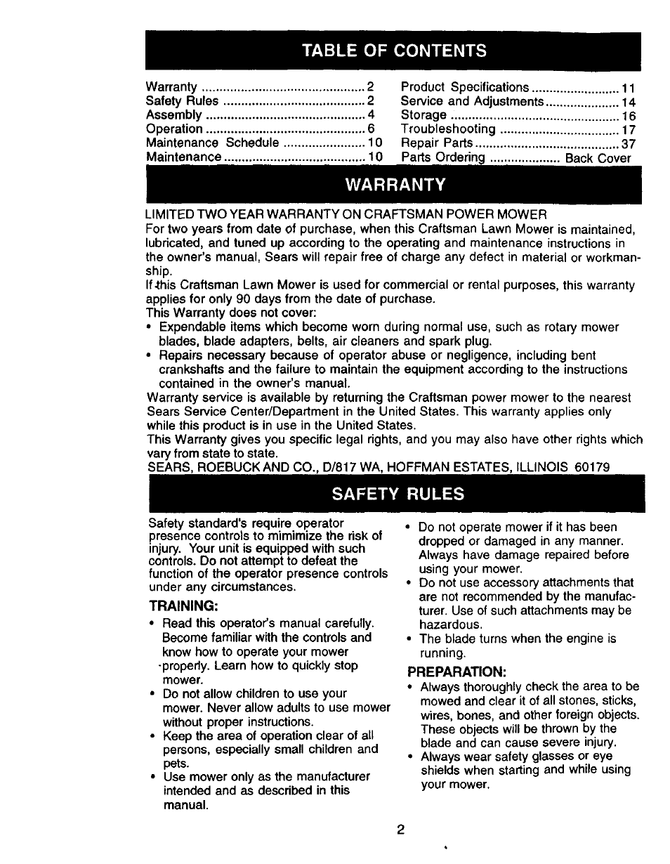 Craftsman 917.379480 User Manual | Page 2 / 31
