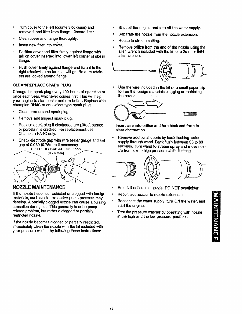 Craftsman 580.762200 User Manual | Page 13 / 28