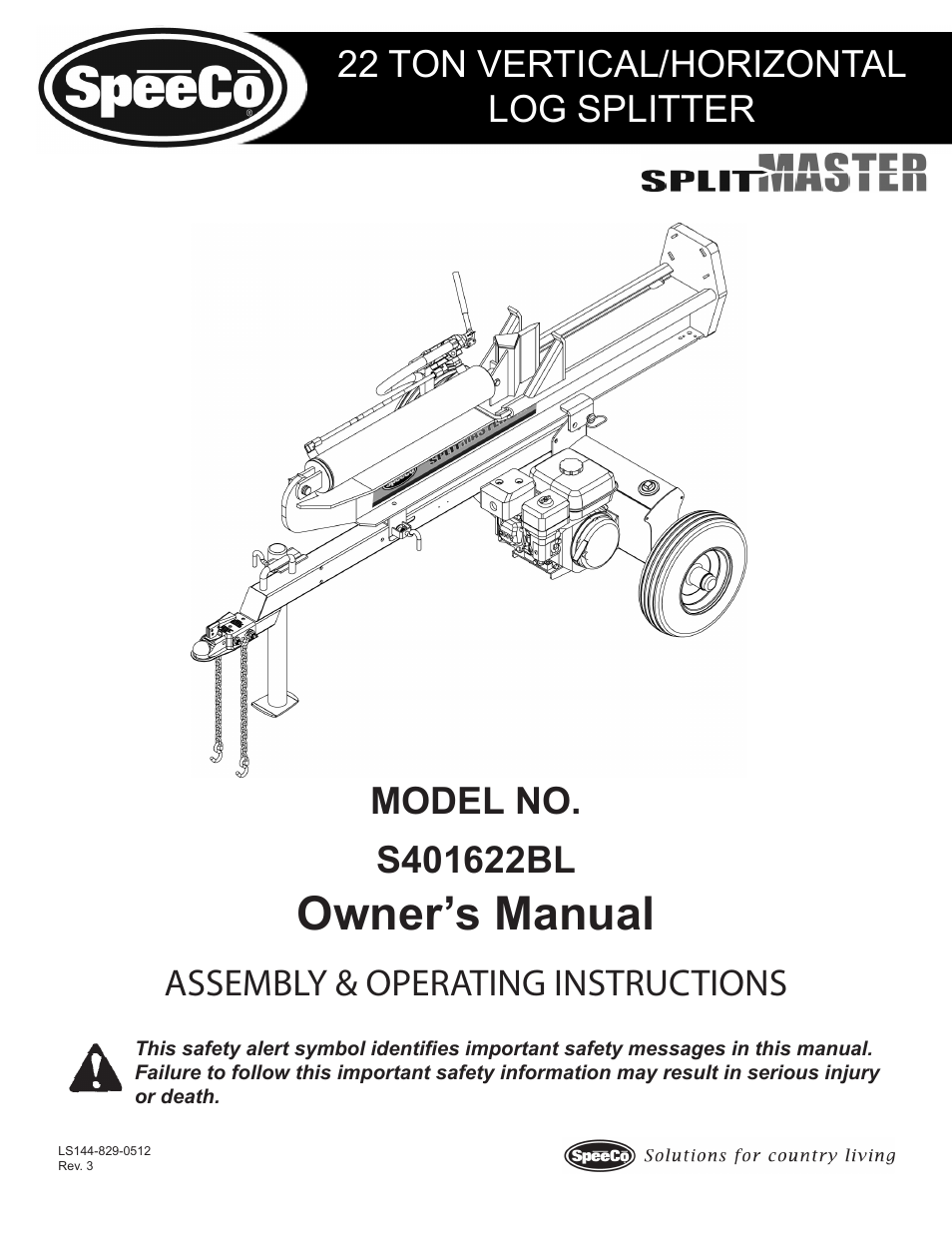 Speeco S401622BL User Manual | 17 pages