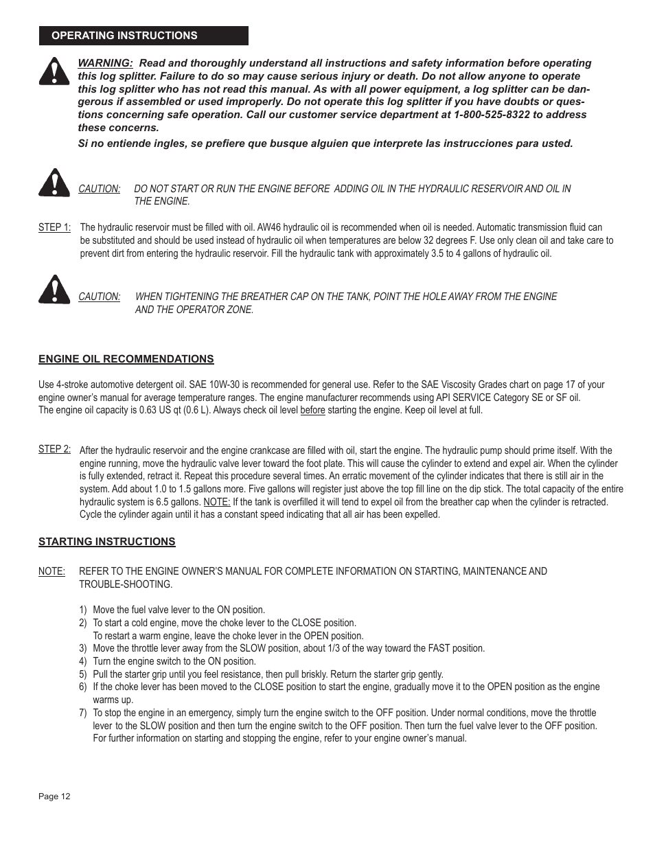 Speeco S401622BL User Manual | Page 14 / 17