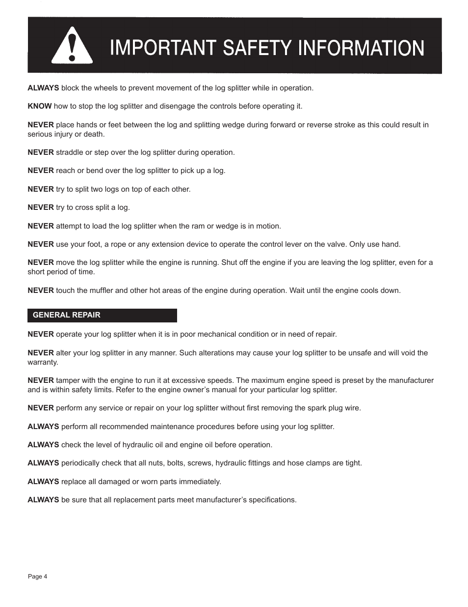Speeco S401622BL User Manual | Page 6 / 17
