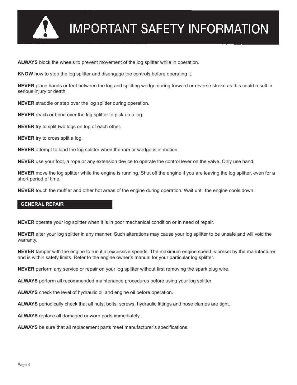 Speeco S401622PH User Manual | Page 6 / 17