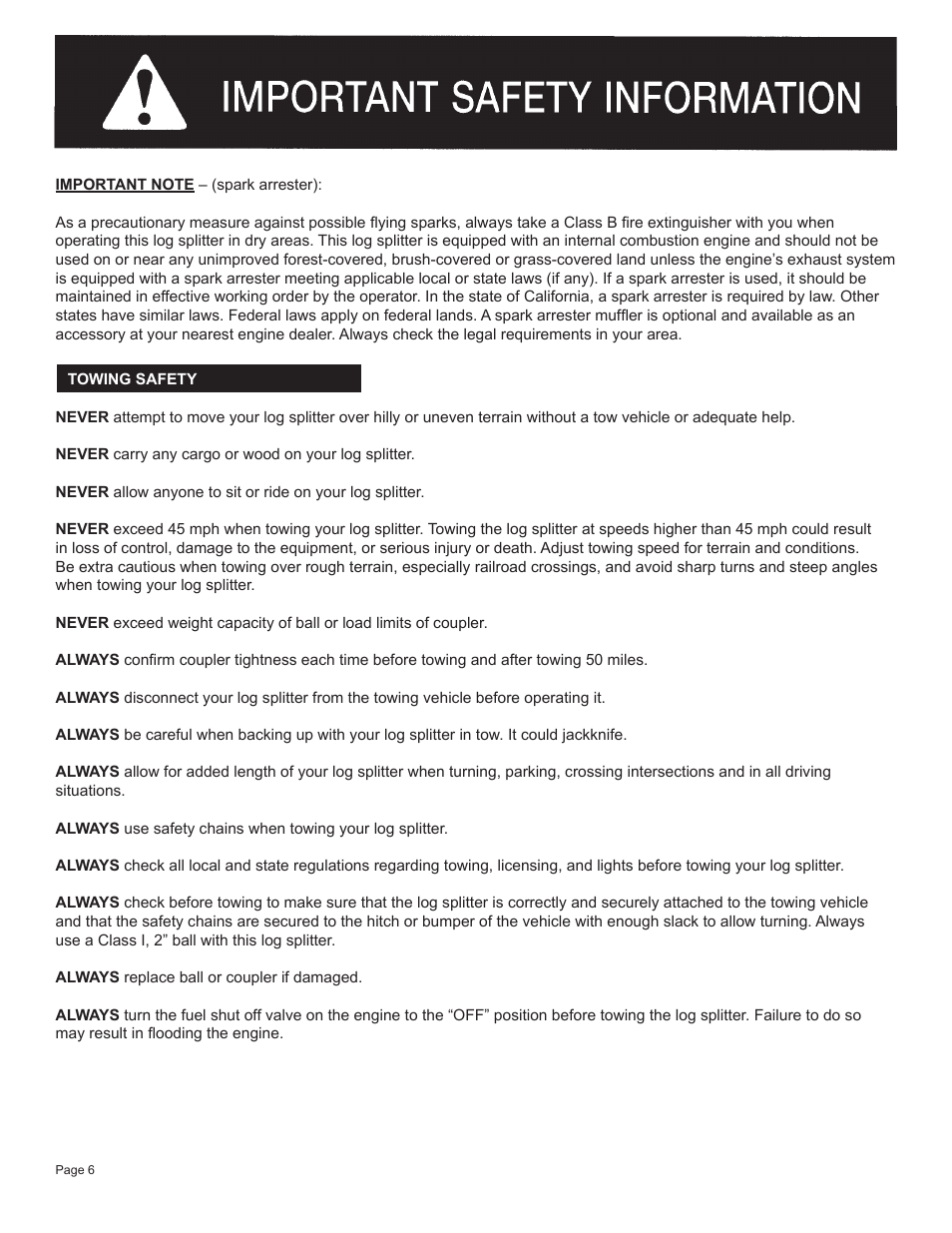 Speeco S401622PH User Manual | Page 8 / 17