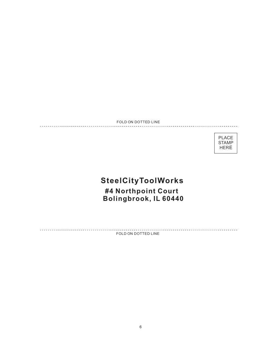 Steelcitytoolworks | Craftsman 65100 User Manual | Page 6 / 24